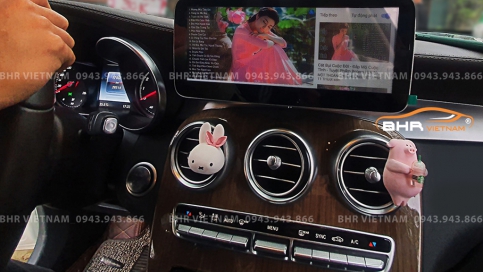Màn hình DVD Android xe sang Mercedes GLK 2007 - 2015 tích hợp camera 360 | Màn hình nguyên khối Flycar